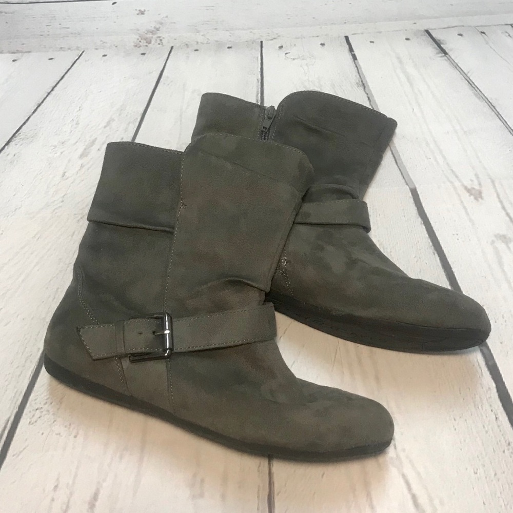 Charcoal Ankle Boots
